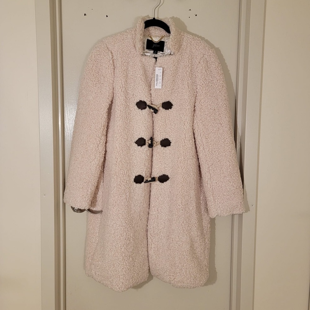J Crew Sherpa Jacket Size Medium